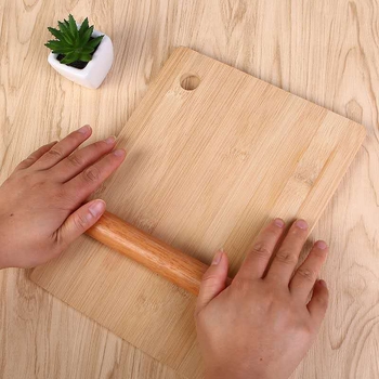 Rolă de aluat din lemn, 40 cm lungime, grosime 3 cm