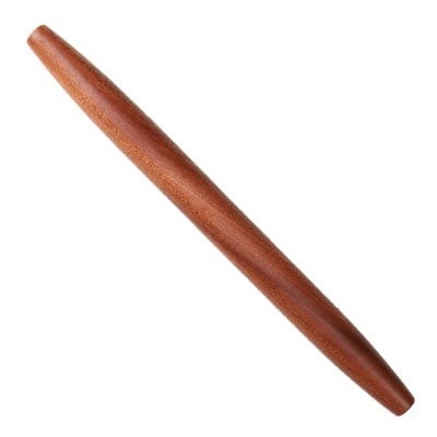 Rulou de aluat din lemn solid, cu cap rotund, rolă pentru foi de gyoza, instrument de bucătărie minimalist