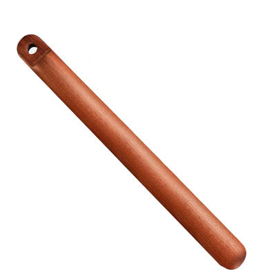 Rulou de aluat din lemn solid, cu cap rotund, rolă pentru foi de gyoza, instrument de bucătărie minimalist