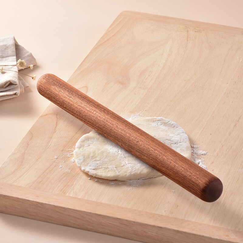 Rolă de aluat din lemn de abanos – dimensiuni mari și mici, pentru foi de gyoza