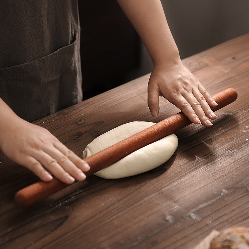Rolă de aluat din lemn de abanos – dimensiuni mari și mici, pentru foi de gyoza