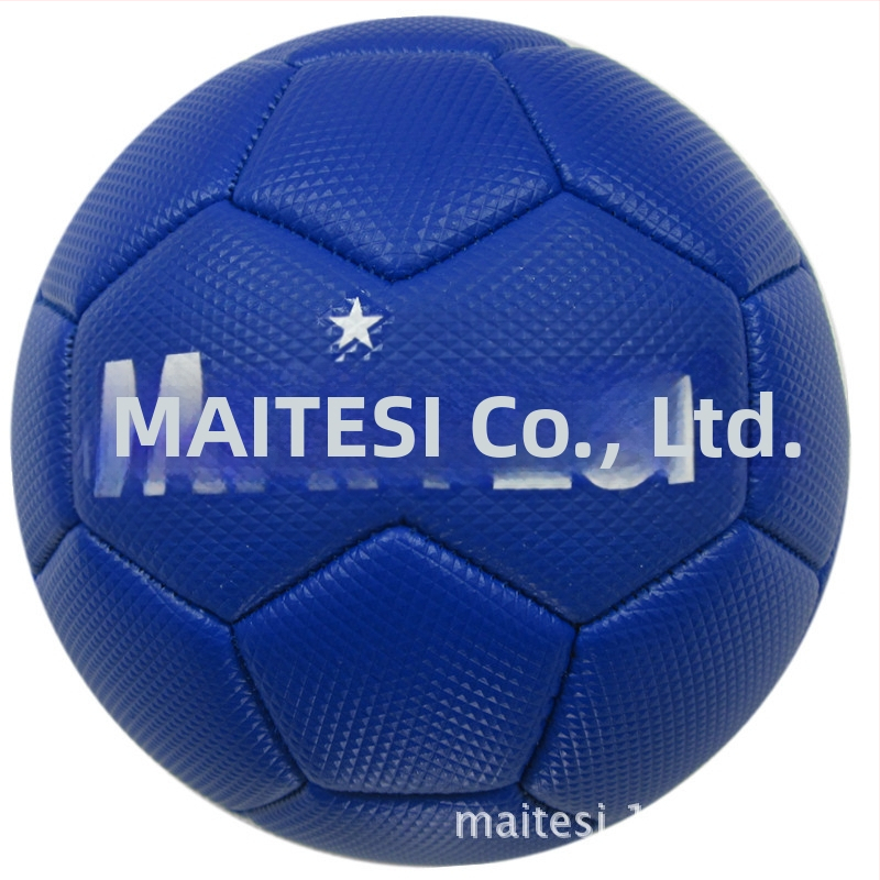 PVC dječji set lopti: rukometna lopta, nogometna lopta i gateball lopta s tiskanim logotipom; promjer oko 14 cm, veličina 2; šivano strojem; mogućnost prilagodbe.