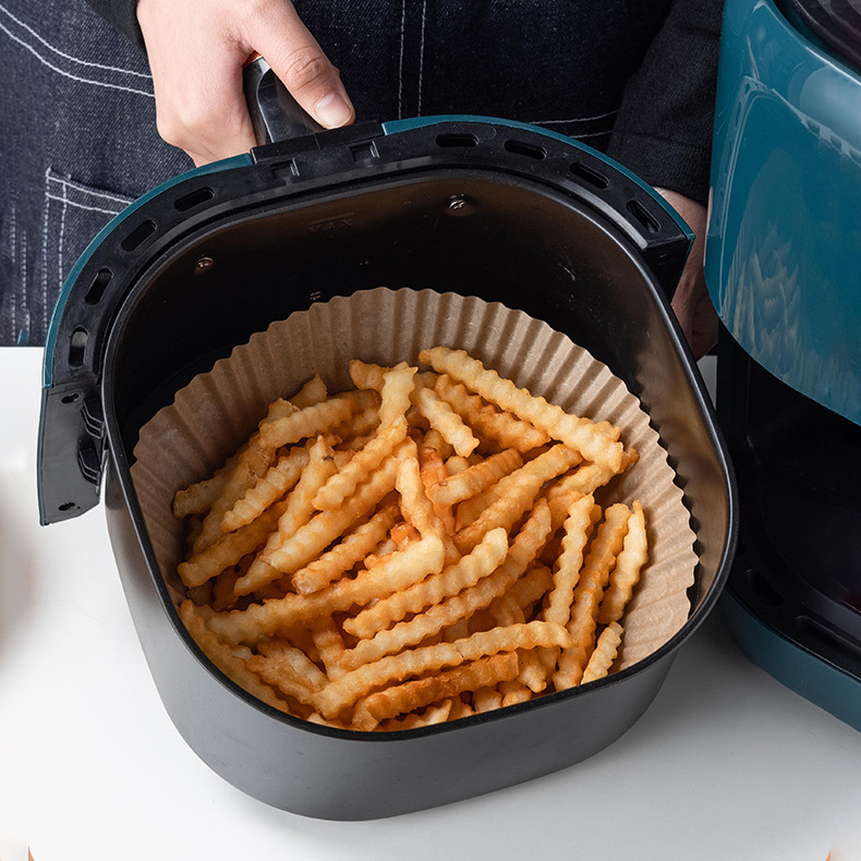 Hârtie pentru friteuză cu aer – hârtie de copt absorbantă pentru gătit la cuptor și grătar