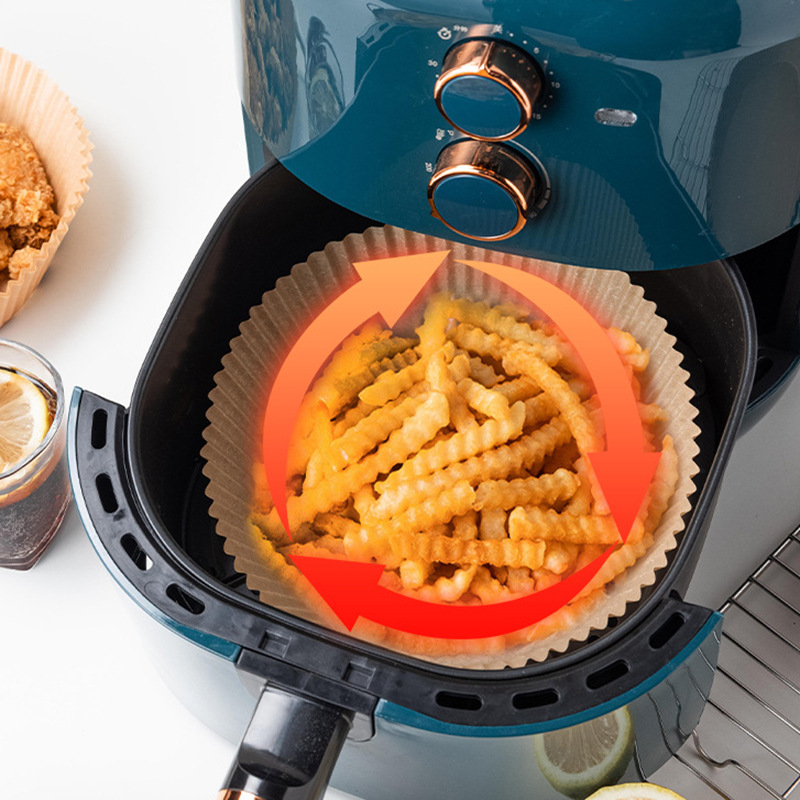 Hârtie pentru friteuză cu aer – hârtie de copt absorbantă pentru gătit la cuptor și grătar