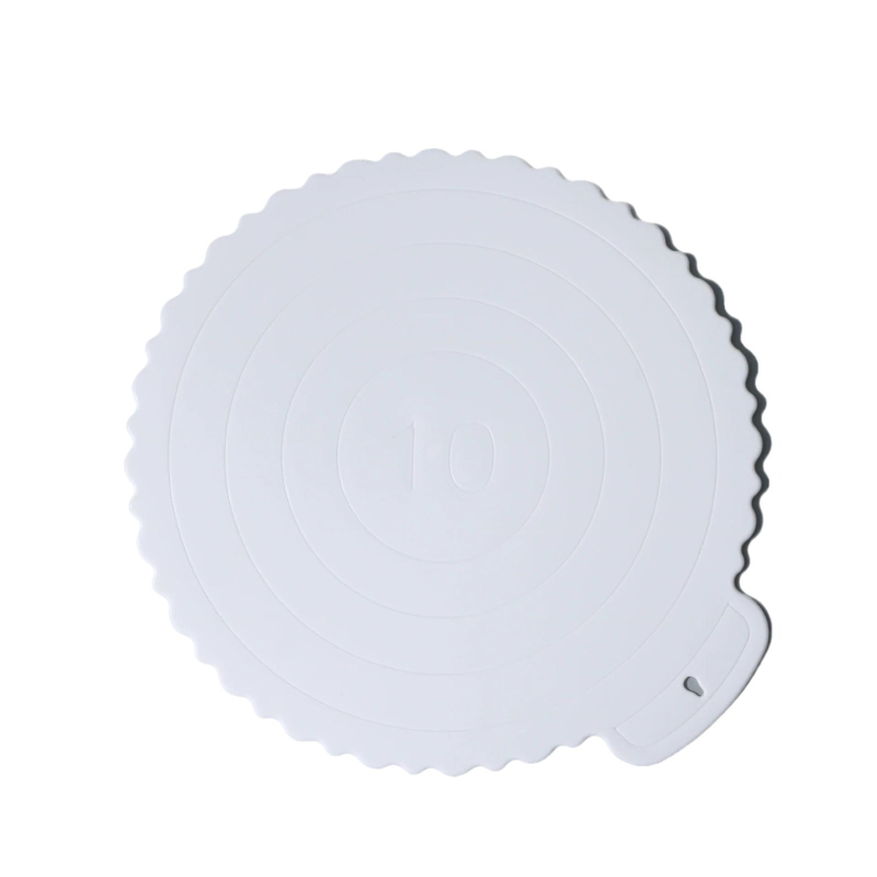 Bază de tort din plastic reutilizabilă, groasă, 4/6/8/10 inch, calitate alimentară