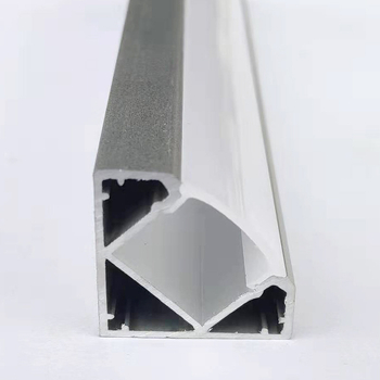 Canal din aluminiu în formă de V pentru bandă LED, cu capac PC