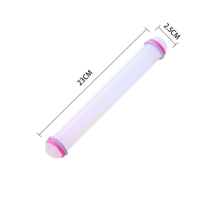 Rulou antiaderent pentru aluat cu inel, 23 cm, din plastic PP
