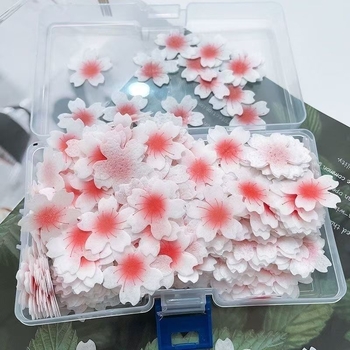 Hârtie wafer comestibilă cu flori de cireș pentru decorarea brioșelor