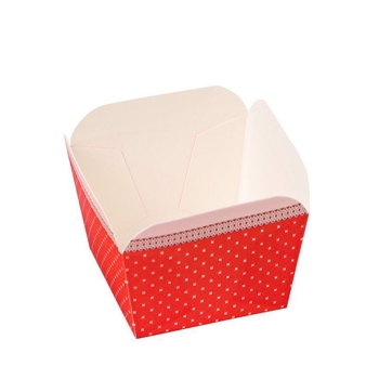 Forme de brioșe din hârtie de copt cu strat de șifon, forme pătrate pentru cuptor, stil Hokkaido