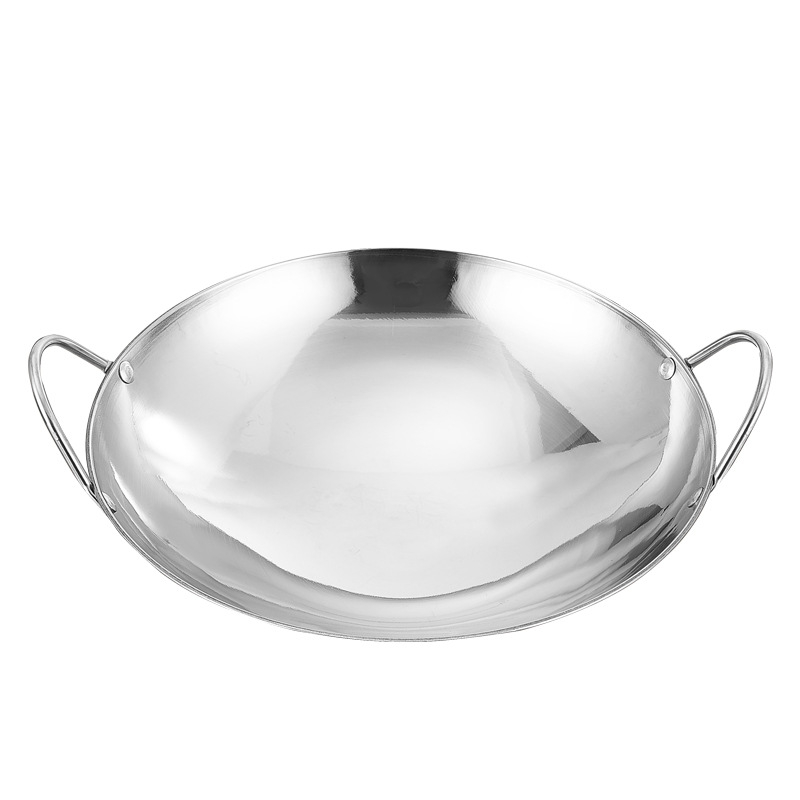 Vas din oțel inoxidabil pentru gătit uscat, compact pentru 1–2 persoane, cu arzător din alcool solid, pentru uz comercial sau casnic