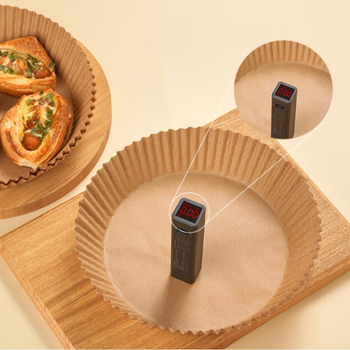 Tavă de hârtie PE pentru pizza și coacere, dimensiuni 4/6/8 inch, rezistentă la temperaturi înalte, potrivită pentru cuptor și air fryer