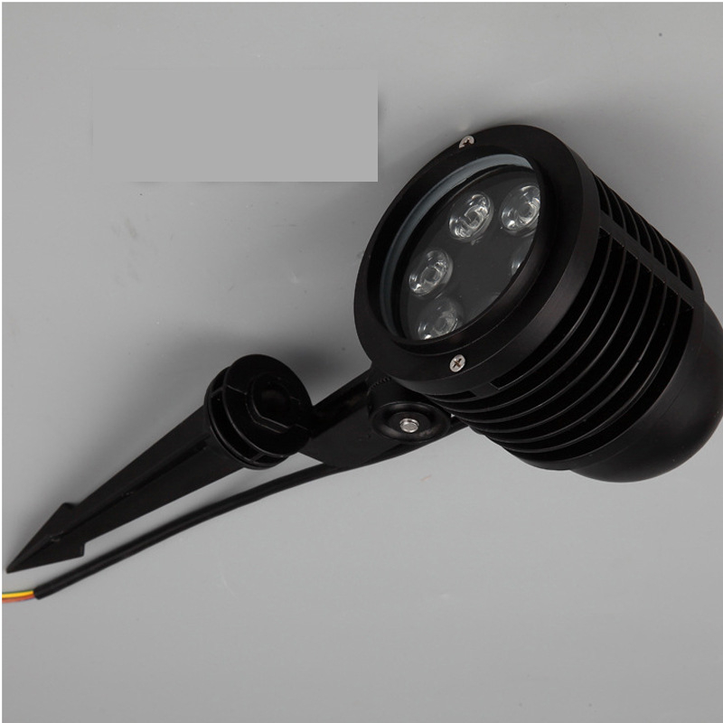 Spot LED exterior, 6W, IP66, pentru gazon, grădină și copaci