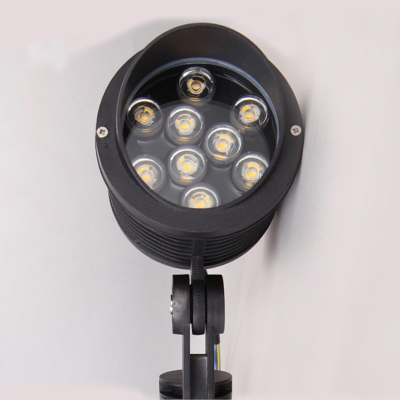 Spot LED exterior, 6W, IP66, pentru gazon, grădină și copaci