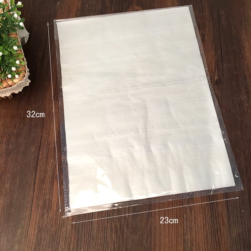 50 de foi de hârtie de orez lipicioasă pentru transferul de torturi, hârtie de zahăr transparentă, hârtie de orez cu acoperire de zahăr, foi mari 3D pictate manual