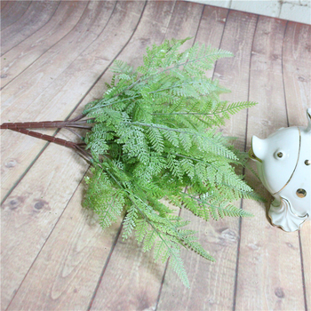 Decorațiune de perete artificială cu frunze persane și plante din plastic