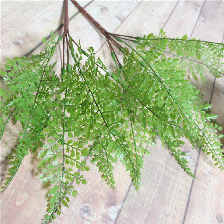 Decorațiune de perete artificială cu frunze persane și plante din plastic