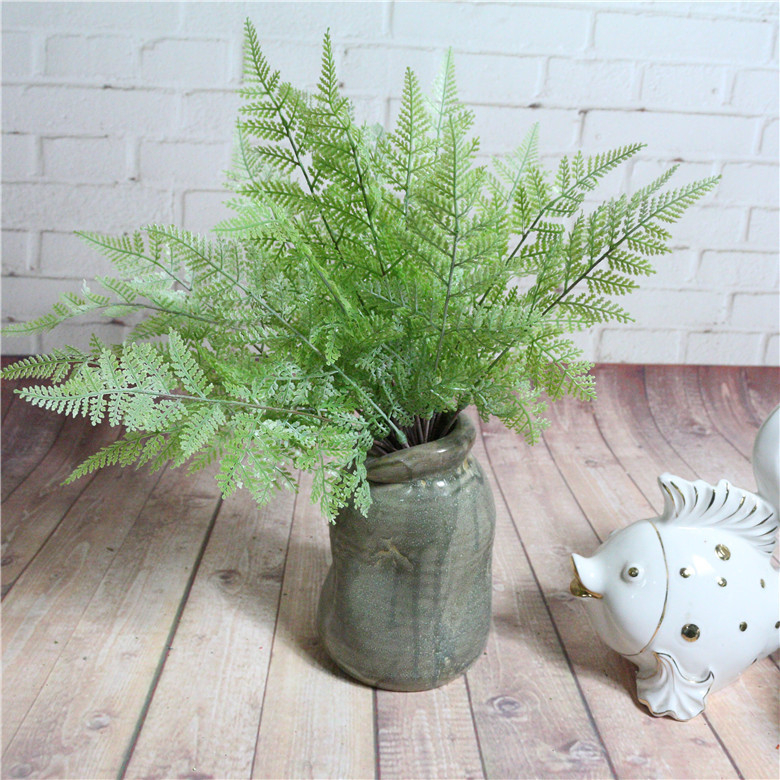 Decorațiune de perete artificială cu frunze persane și plante din plastic