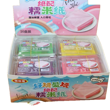 Hengjia Foi de orez lipicioase colorate – gustări dulci