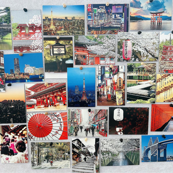 Set de 30 de poștale cu fotografii ale orașului Tokio