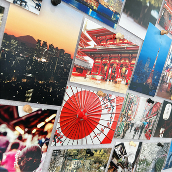 Set de 30 de poștale cu fotografii ale orașului Tokio