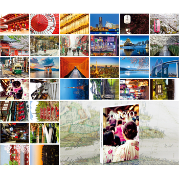 Set de 30 de poștale cu fotografii ale orașului Tokio