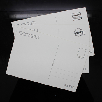 Card poștal alb, o singură față, graffiti card, DIY carduri cu cuvinte, carton alb kraft, dimensiuni 98 × 142 mm, 20 de carduri