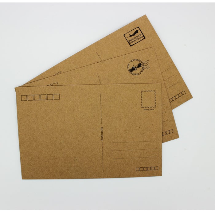 Card poștal alb, o singură față, graffiti card, DIY carduri cu cuvinte, carton alb kraft, dimensiuni 98 × 142 mm, 20 de carduri