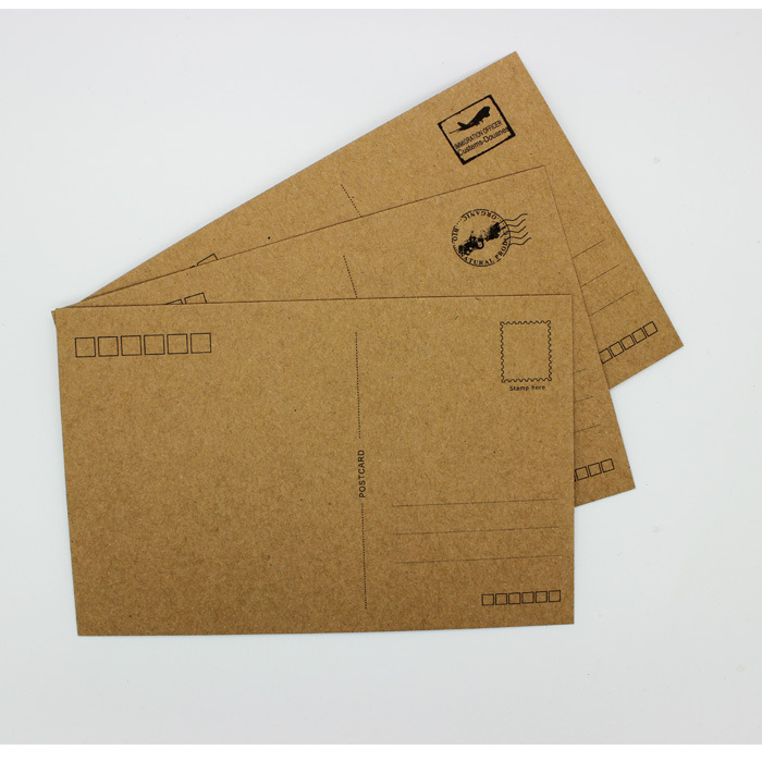 Card poștal alb, o singură față, graffiti card, DIY carduri cu cuvinte, carton alb kraft, dimensiuni 98 × 142 mm, 20 de carduri
