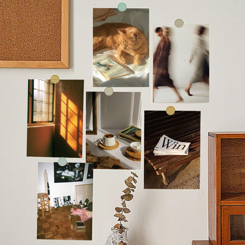 Set de 10 felicitări în stil amurg, pentru decor de perete interior