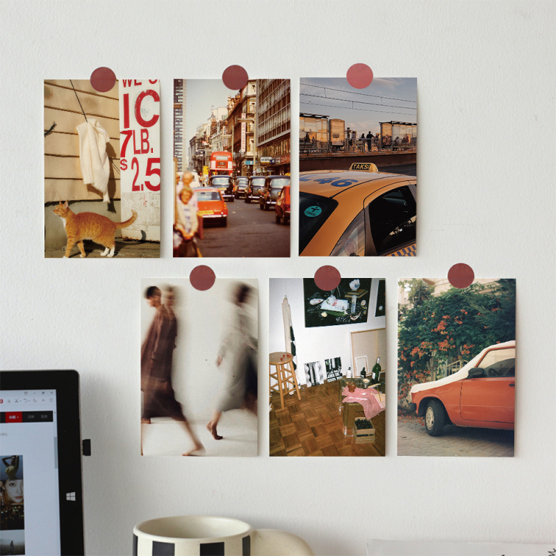 Set de 10 felicitări în stil amurg, pentru decor de perete interior