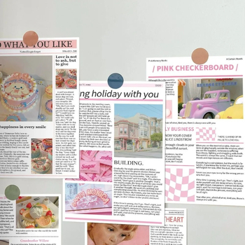 10 carduri roz de amintiri în stil Instagram, felicitări, postere de interior pentru perete, decorațiuni elegante din carton