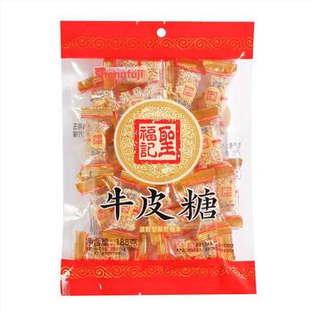 Shengfuji Kaoliang Jelly 200 g, zmiešané ovocné príchute, želé s vláknitou textúrou