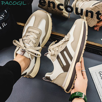Férfi nyári sportcipők, légiesek és kényelmesek, mindennapi viselésre, Dad Shoes stílusú