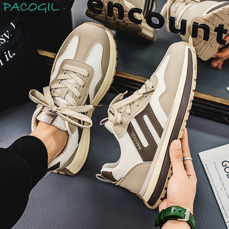 Férfi nyári sportcipők, légiesek és kényelmesek, mindennapi viselésre, Dad Shoes stílusú