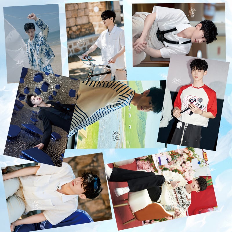Set de 8 afise HD autografate Cheng Yi