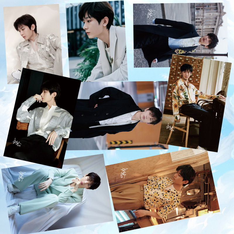 Set de 8 afise HD autografate Cheng Yi