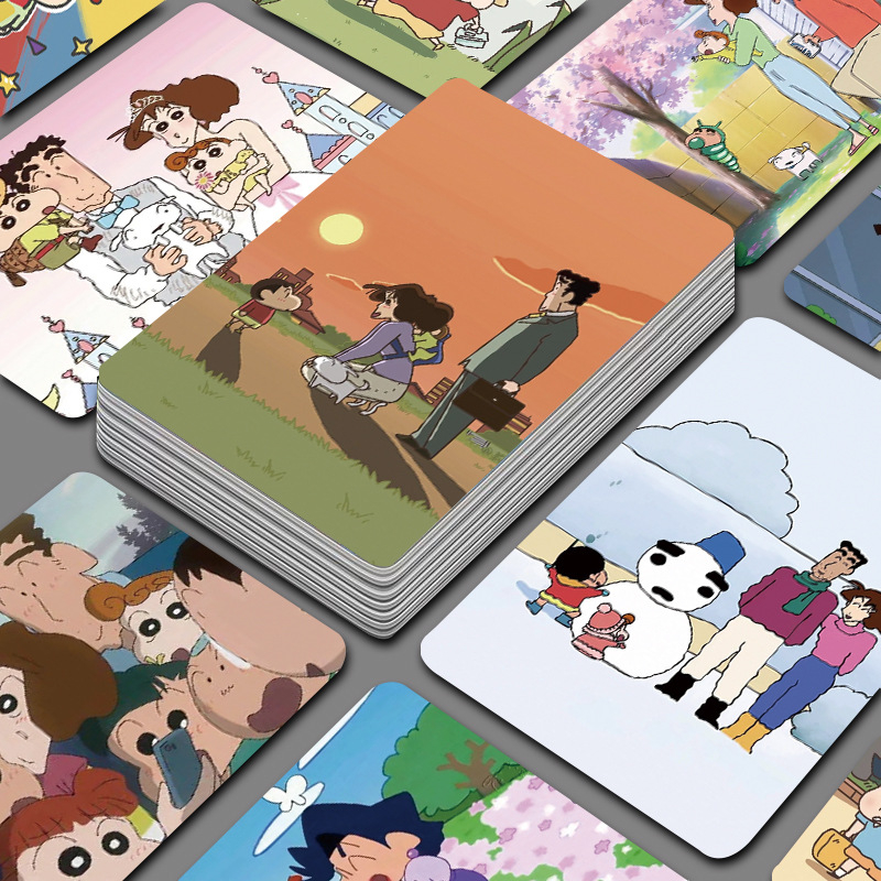 Carte LOMO cu Shin-Chan drăguț — semn de carte rafinat și carte poștală pentru decorul camerei