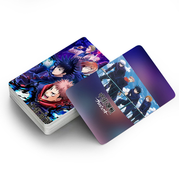 Jujutsu Kaisen 30 de carduri LOMO bidirecționale, în cutie, carduri anime HD