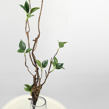 Copac artificial cu crengi de camelia, pentru decor de birou și aranjamente florale interioare