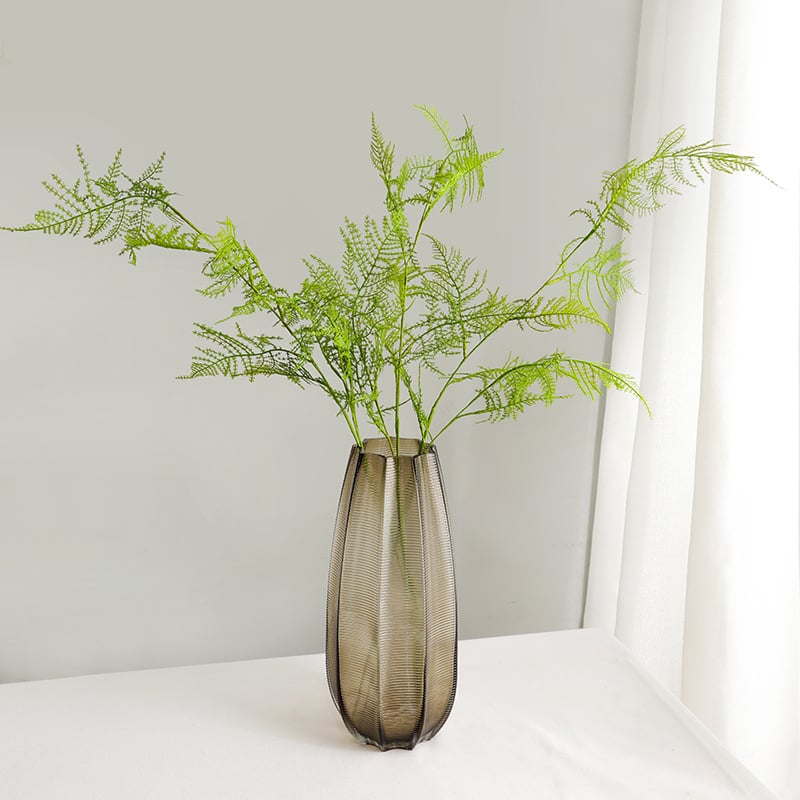 Decor Zen pentru camera de ceai, cu plantă de podea realistă și bambus artificial în stil japonez