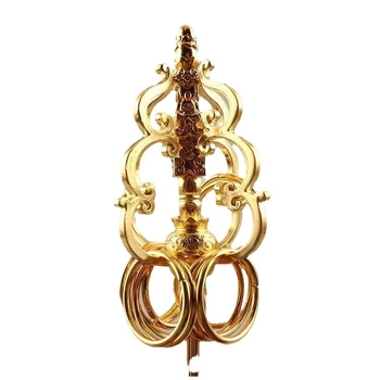 Zen štap Bodhisattva Ksitigarbha, 12 prstena od legure, pozlaćen