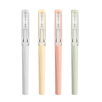DS-774 фонтейн перо с EF връх, корпус от пластмаса, мастило с картридж, опаковано в кутия