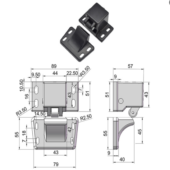 Pressure Lock за врати на боядисвателна камера – заключалка за врати, latch, горен и долен заключващ механизъм, болтов замък, hasp