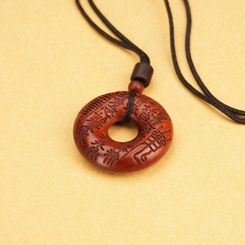 Bagua privjesak od drveta jujube – taoistički amulet