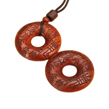 Bagua privjesak od drveta jujube – taoistički amulet