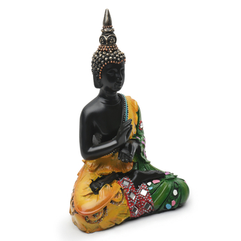 Смолени олтарни статуи: Shakyamuni Buddha, Avalokitesvara Bodhisattva и Ksitigarbha Bodhisattva
