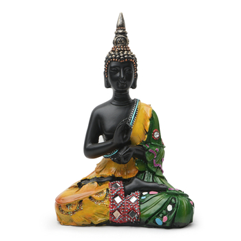 Смолени олтарни статуи: Shakyamuni Buddha, Avalokitesvara Bodhisattva и Ksitigarbha Bodhisattva