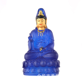Статуя Guanyin Bodhisattva от смола, ръчна изработка, декоративен елемент за домашно поклонение