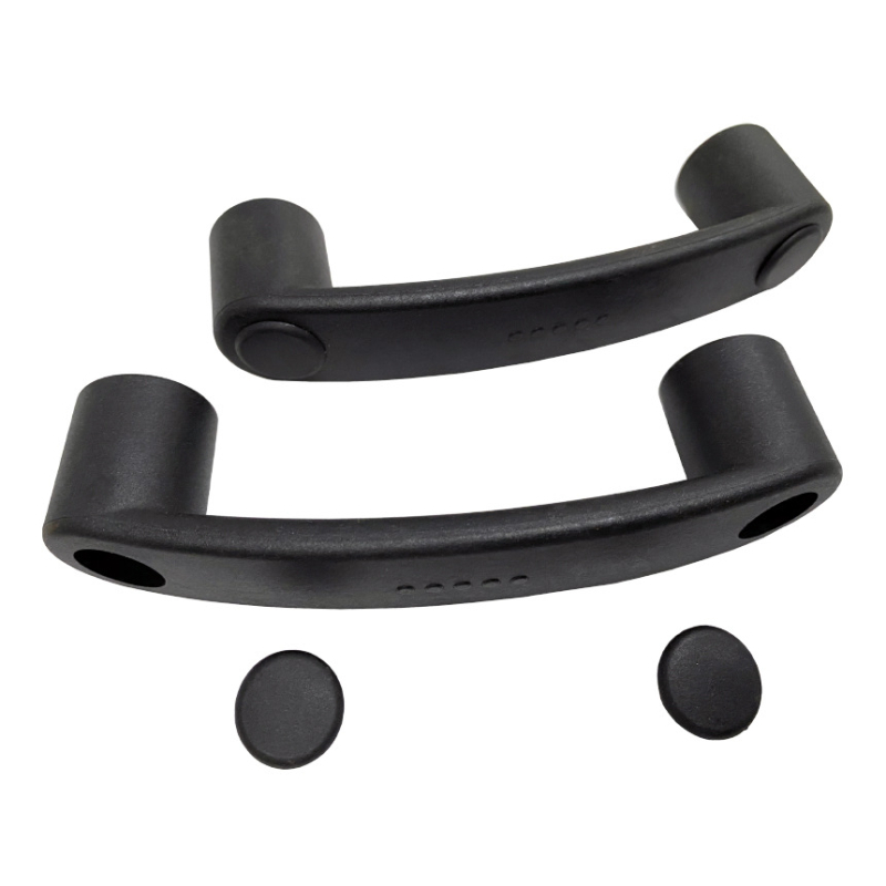 Пластмасова и нейлонова дръжка за шкафове, дръжка за врати, PA материал, инжекционно формована, модерен стил, подходяща за всички видове шкафове