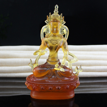 Статуя Vajrasattva с древна цветна глазур, с двойно тяло Будда за тантрически храм